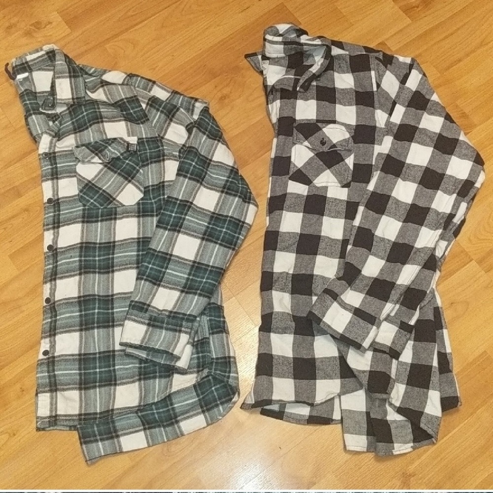 H&M / SGR - set of flannel shirts